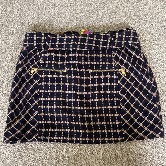 Rachel Roy Plaid Tweed Mini Skirt - Picture 6 of 7